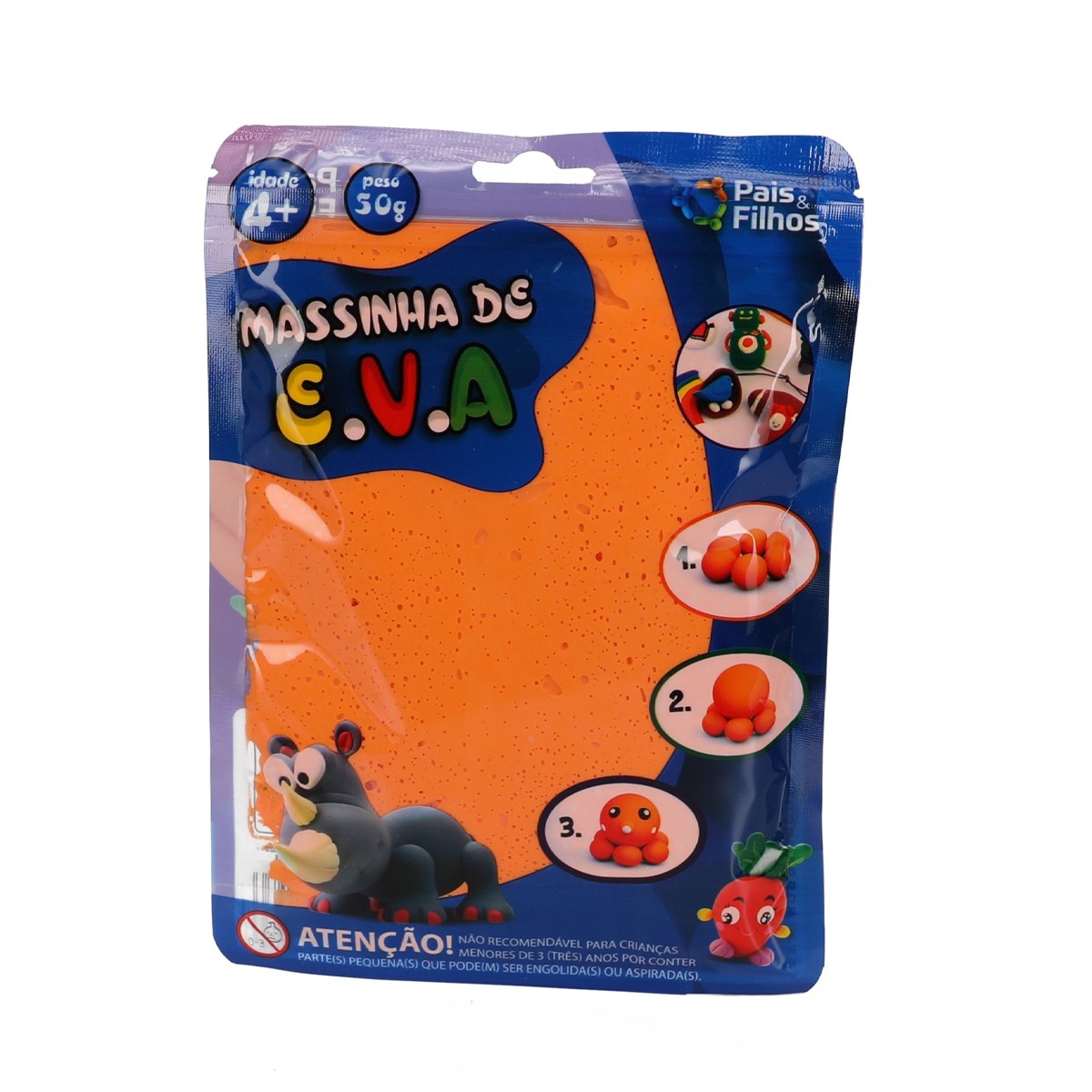 Kit de massinhas de modelar e.v.a cores sortidas-6993-95629