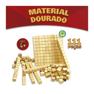 Jogo educativo material dourado 111 peças em madeira-2922-64683