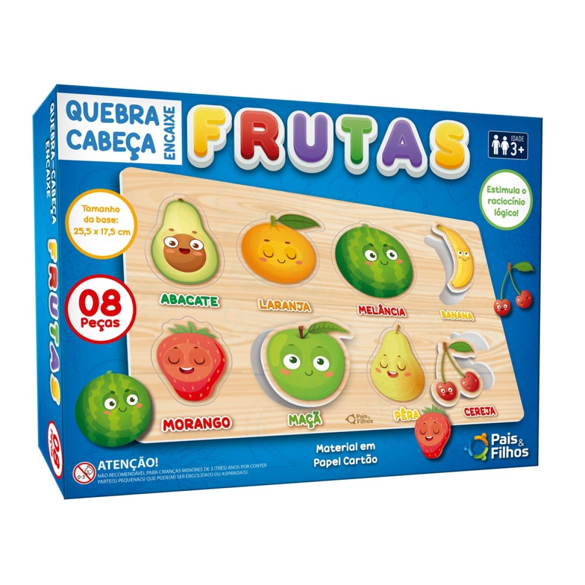 Quebra Cabeça Infantil De Frutas-10777-39721