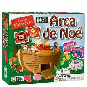 Jogo da memória arca de noé com 40 cartas-2785-90367