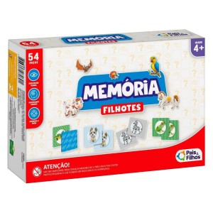 Jogo Da Memória Filhotes Com 40 Cartas-7268-20586