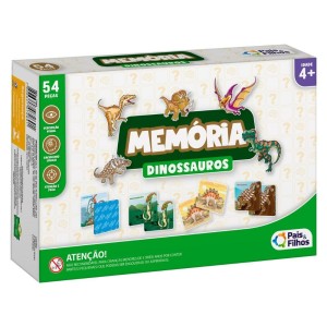 Jogo Da Memória Dinossauros Com 40 Cartas