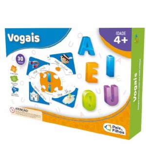 Jogo De Aprender Vogais Com 30 Peças-2895-38970