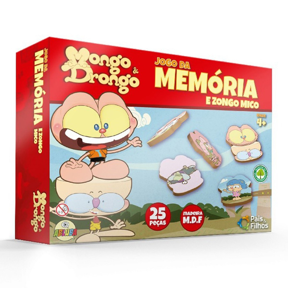Jogo da memória infantil mongo & drongo-10791-72616