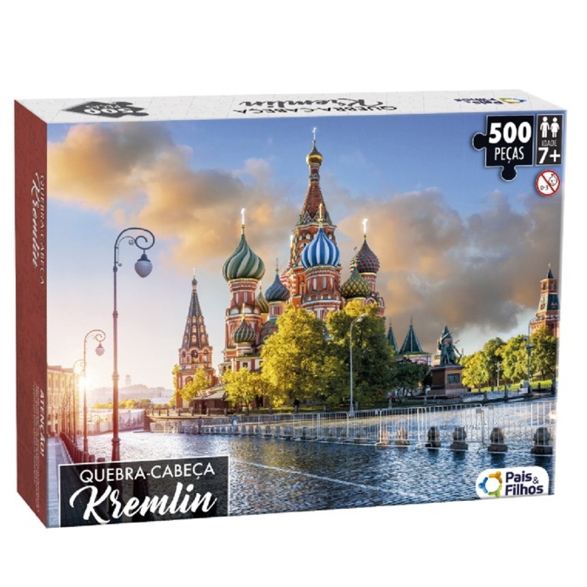 Quebra cabeça gigante kremlin com 500 peças-790683-93718