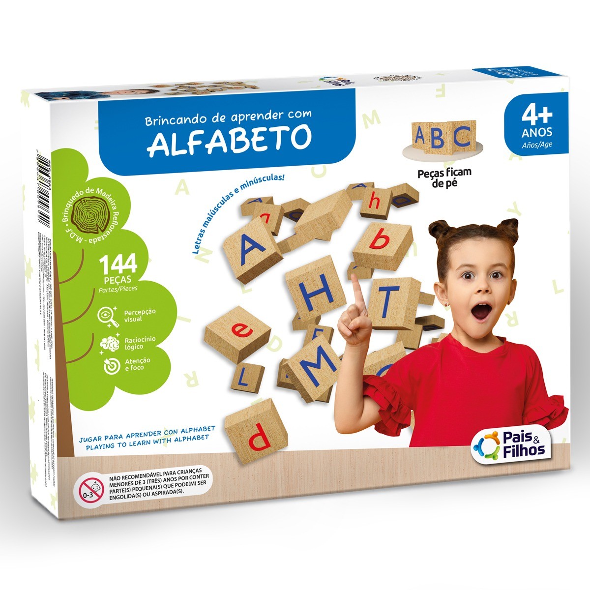 Jogo Educativo Tabuleiro Aprenda Alfabeto Brincando Crianças
