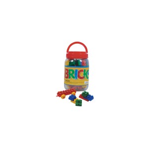 Blocos de montar bricks pote com 56 peças-4747-74421