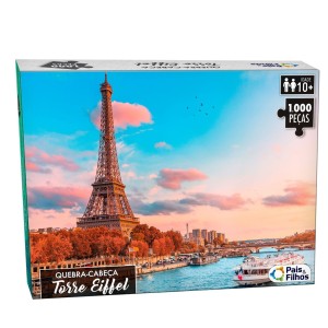 Quebra Cabeça Gigante Torre Eiffel 1000 Peças
