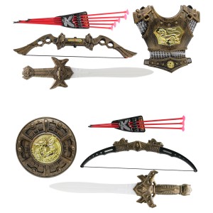 Kit Brinquedo Medieval Com Escudo, Arco E Flecha E Espada-17508-19889