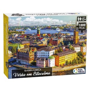 Quebra Cabeça Gigante Estocolmo 1000 Peças