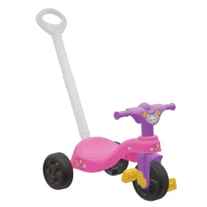 Triciclo encantado rosa com empurrador-790354-49458