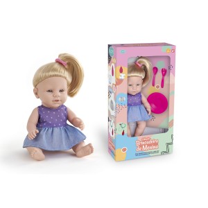 Boneca Brincadeira De Menina Papinha 31cm Com Acessórios-1083-26861