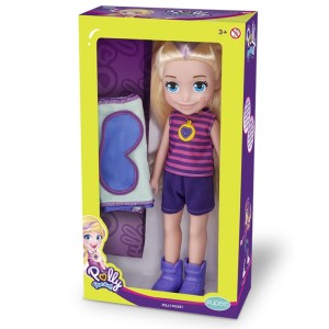 Boneca Polly Articulada Acampamento 38cm Com Acessórios-1106-31005