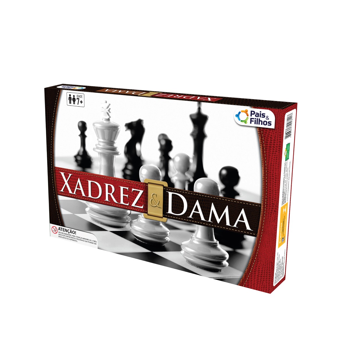 Jogo de tabuleiro xadrez e dama-2811-55446