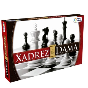 Jogo de tabuleiro xadrez e dama-2811-71285