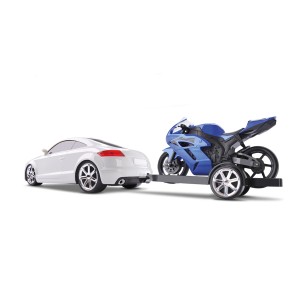 Carrinho De Brinquedo Infantil Mxt Com Carretinha E Moto-1292-49956