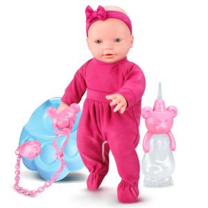 Boneca New Bebê Mania Que Faz Xixi 33cm-5340-537