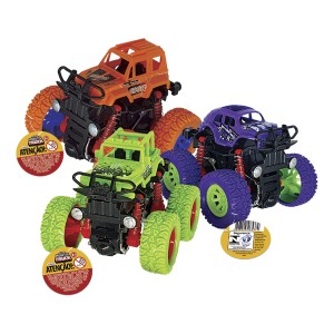 Carrinho De Fricção Coleção Monster Truck Display Com 6 Unidades-27070070-33080