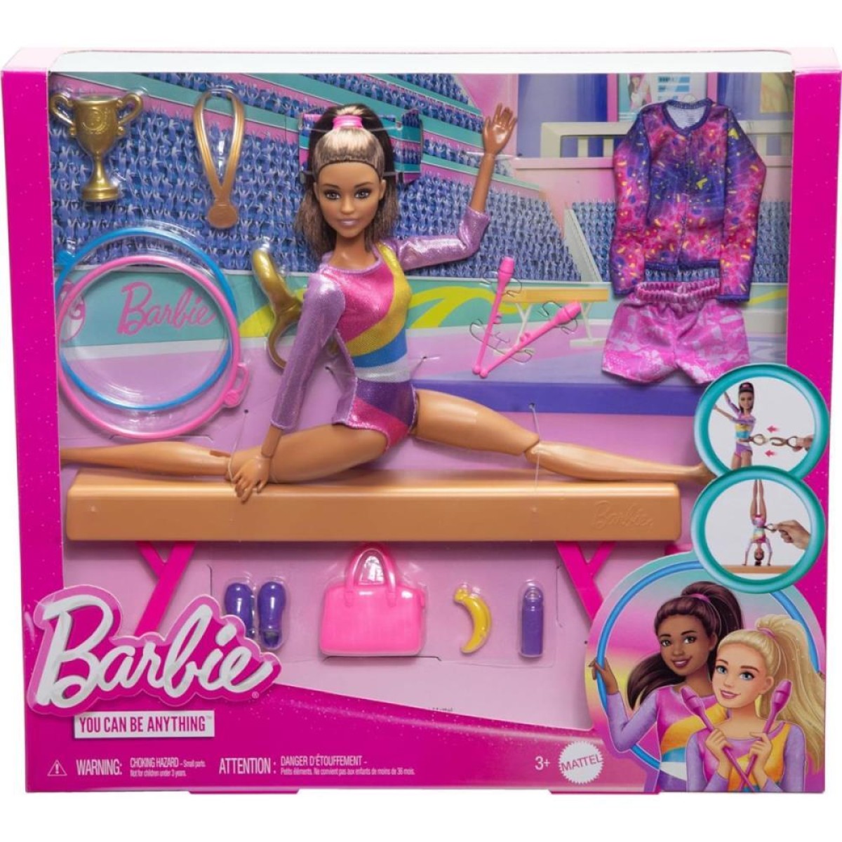 BARBIE PROFISSOES BARBIE LATINA CONJ.DE GINASTA | Auge App Representações