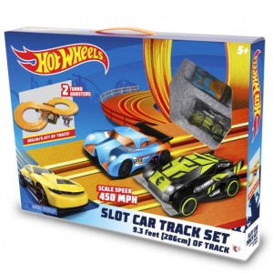 Pista De Carros Hot Wheels Básica Com 2 Lançadores 286cm