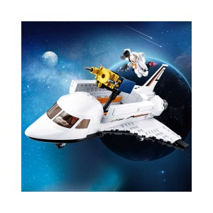 Blocos Astronautas Onibus Espacial 231pc - Br1034-BR1034-47642