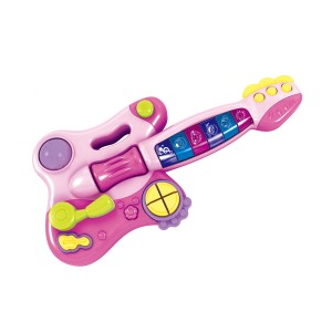 Minha Primeira Guitarra Eletrica Rosa - Br1091-BR1091-37860