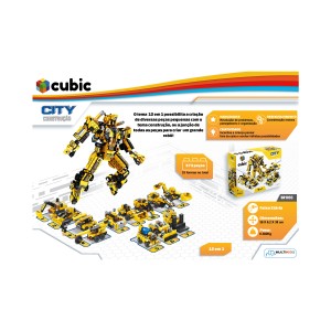 Cubic 12 Em 1 City 573 Pcs - Br1093-BR1093-70558