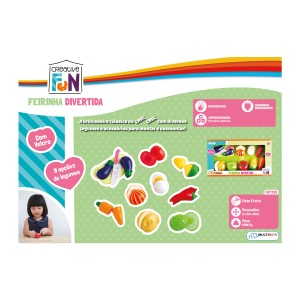 Creative Fun Feirinha Divertida Legumes - Br1109-BR1109-79790