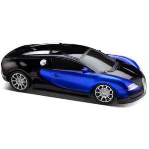 Carro De Corrida Preto E Azul Midnight De Controle Com Volante-BR1146-57744