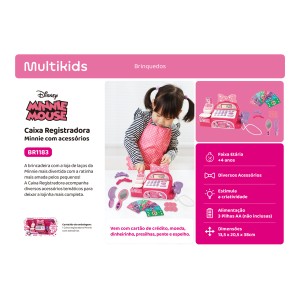 Caixa Registradora Minnie - Br1183-BR1183-13884