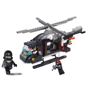 Blocos Policia Helicoptero De Combate 21 - Br1197-BR1197-54215