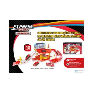 Express Wheels Garagem Bombeiro 40 Pecas - Br1235-BR1235-96961