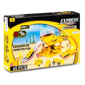 Express Wheels Garagem Construcao 40 Pec - Br1236-BR1236-29346