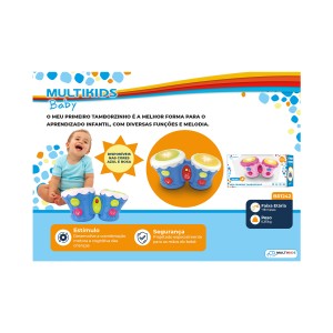 Meu Primeiro Tamborzinho Multikids Baby - Br1242-BR1242-31746