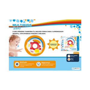 Meu Primeiro Tamborim - Multikids Baby - Br1247-BR1247-89112