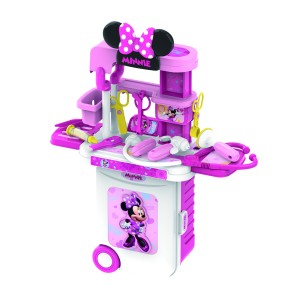 Maleta De Viagem Minnie Medico Play Set - Br1296-BR1296-11481