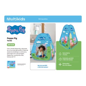 Tenda Peppa Pig - Br1308-BR1308-27891