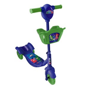 Patinete Suporta 40kg Pj Masks Com Guidão Ajustável,luz