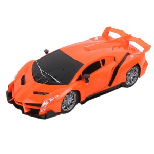 Carro De Corrida Laranja Raptor De Controle Com Volante E Pedal-BR1337-41407