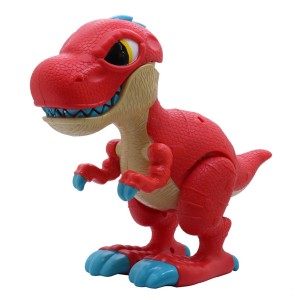 Dinossauro T-rex Vermelho Com Som