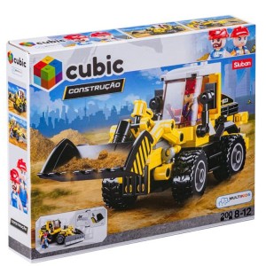 Cubic Construcao Trator 200pcs - Br1491-BR1491-44244