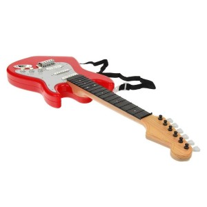 Guitarra Rock’n Roll Vermelha Com Luzes E Sons-BR1531-96281