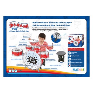 Do Re Mi Fun - Set Super Bateria Rock St - Br1533-BR1533-86837