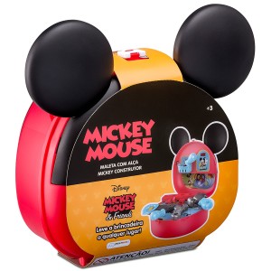 Maleta Com Alça Construtor Mickey Mouse