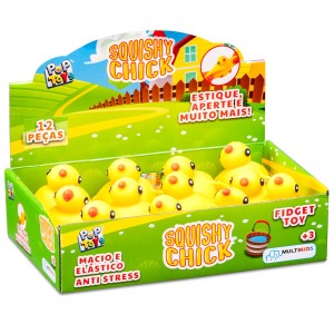 Squishy Chick - Display Com 12pcs - Br1594-BR1594-64001