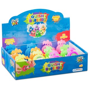 Brinquedo Squishy Monstrinhos Display Com 12 Peças Sortidas