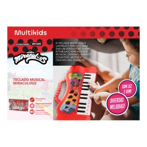 Teclado Miraculous - Br1609-BR1609-90335