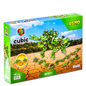 Cubic 25 Em 1 Dino 577 Pcs - Br1615-BR1615-29363