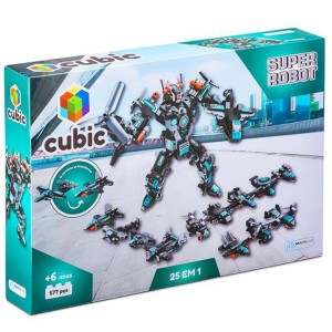 Cubic 25 Em 1- Super Robot 577 Pcs - Br1618-BR1618-34442