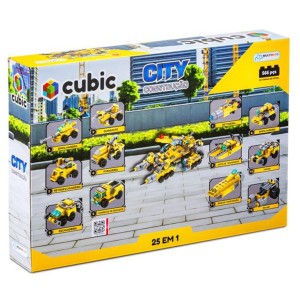 Cubic 25 Em 1- Construcao 566 Pcs - Br1621-BR1621-32686